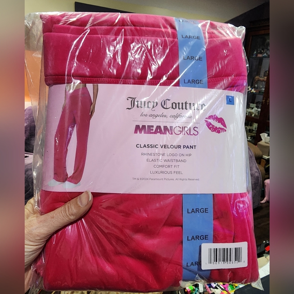 NEW Juicy Couture Hot Pink Velour Pants
